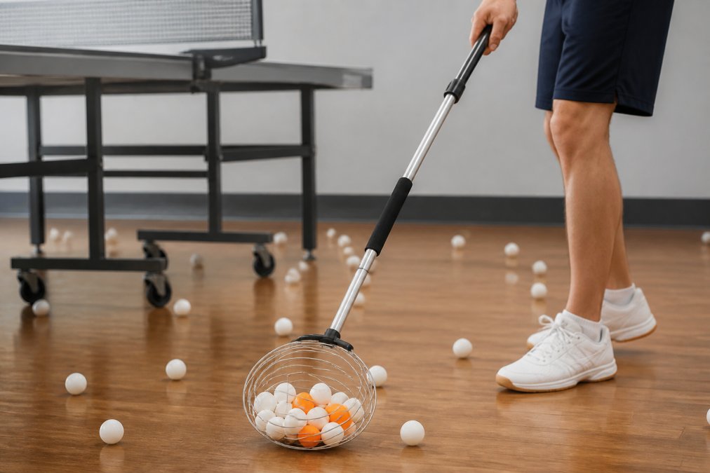 How to Pick Up Ping Pong Balls Without Bending