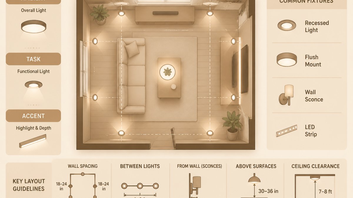 How to Plan a Custom Lighting Layout for Small Rooms