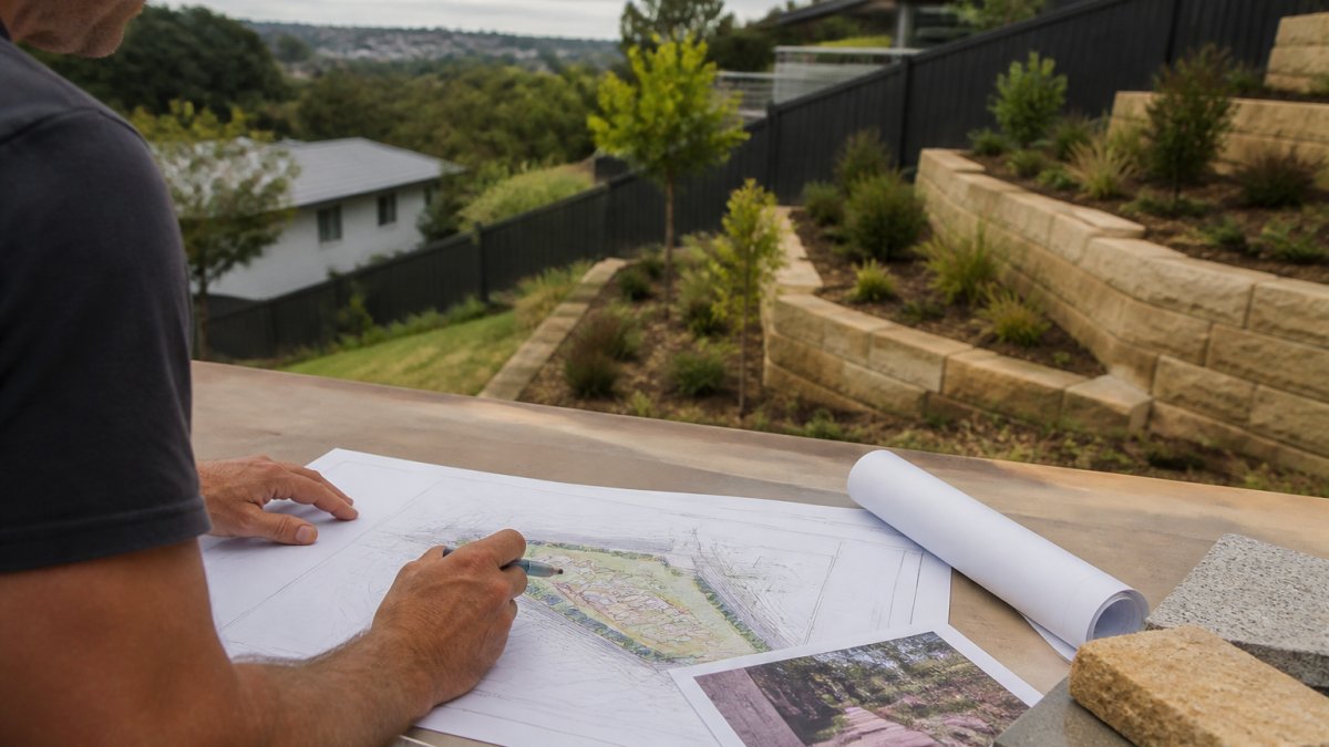 How to Plan a Landscape Design for Sloping Blocks