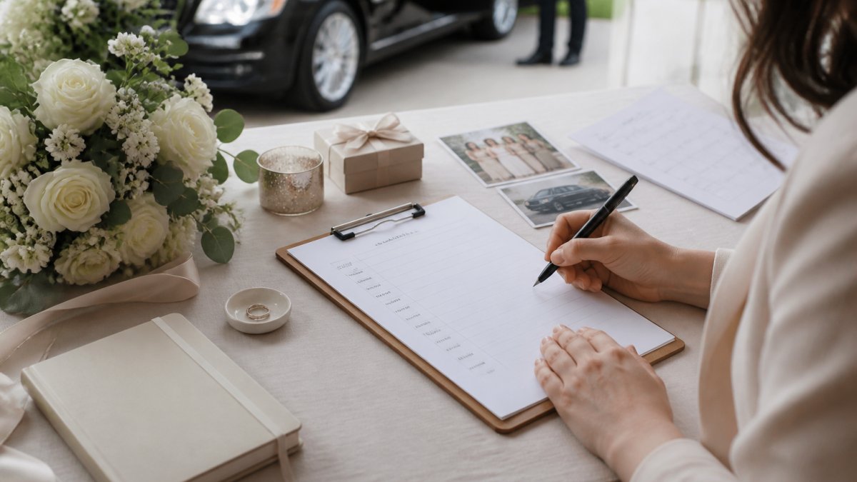 How to Plan a Wedding Transportation Timeline