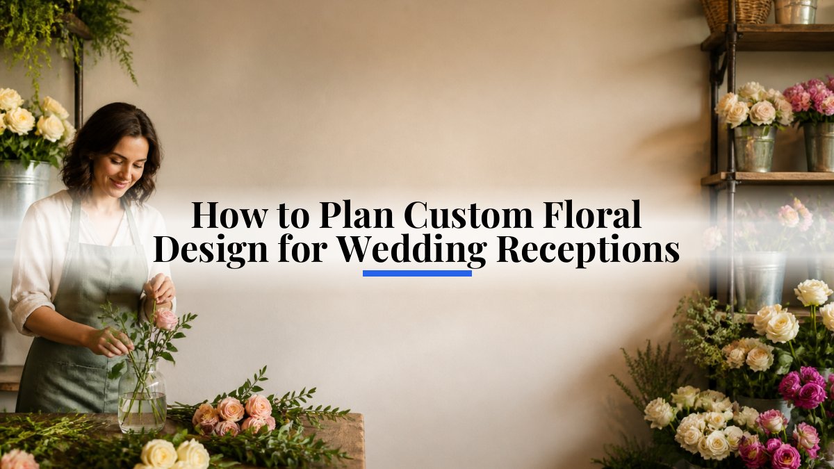 How to Plan Custom Floral Design for Wedding Receptions