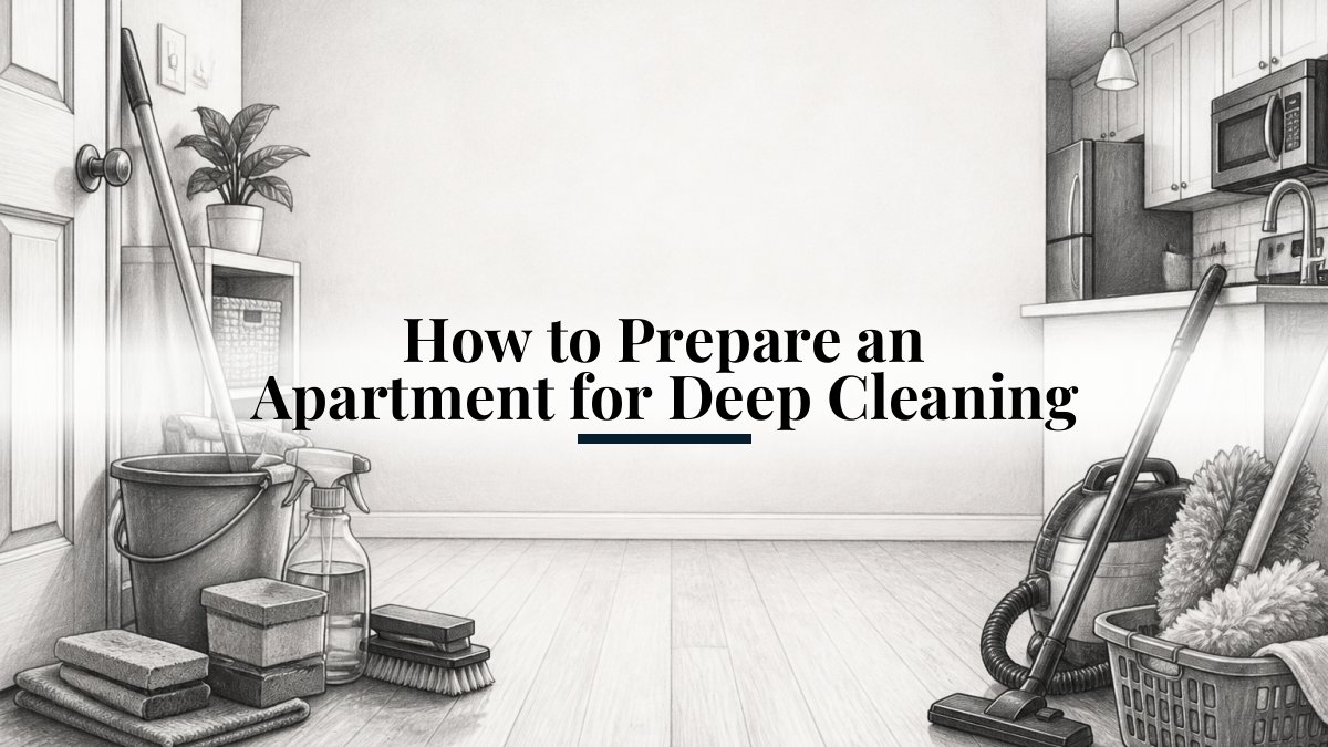 How to Prepare an Apartment for Deep Cleaning