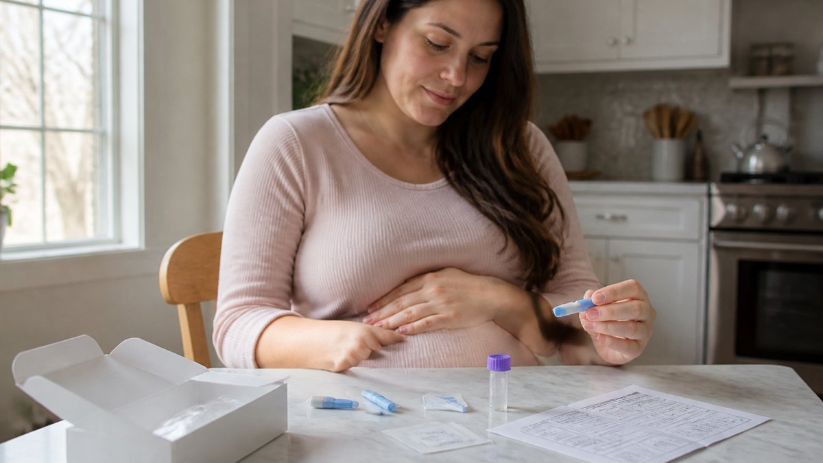 Step-by-step checklist on how to prepare for a gender reveal blood test using an at-home collection kit