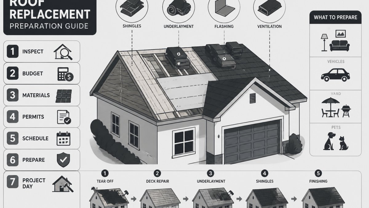How to Prepare for a Roof Replacement Project