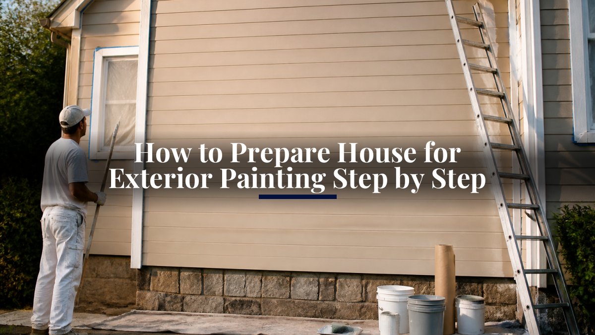 How to Prepare House for Exterior Painting Step by Step