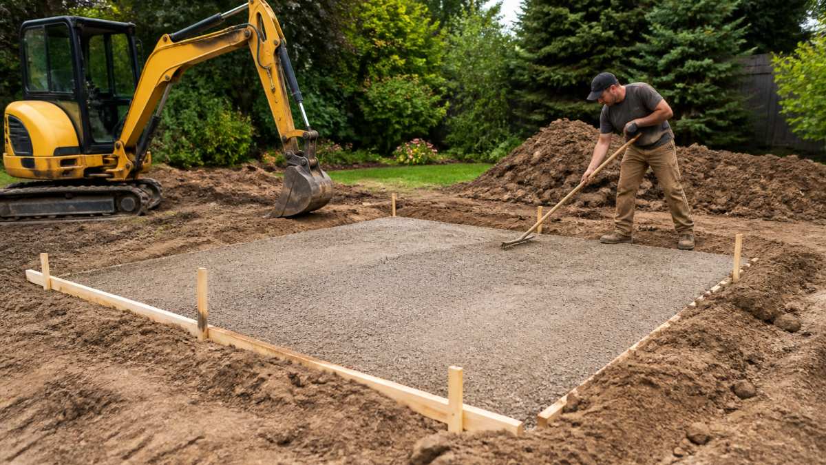 How to Prepare Land for a Shed Foundation