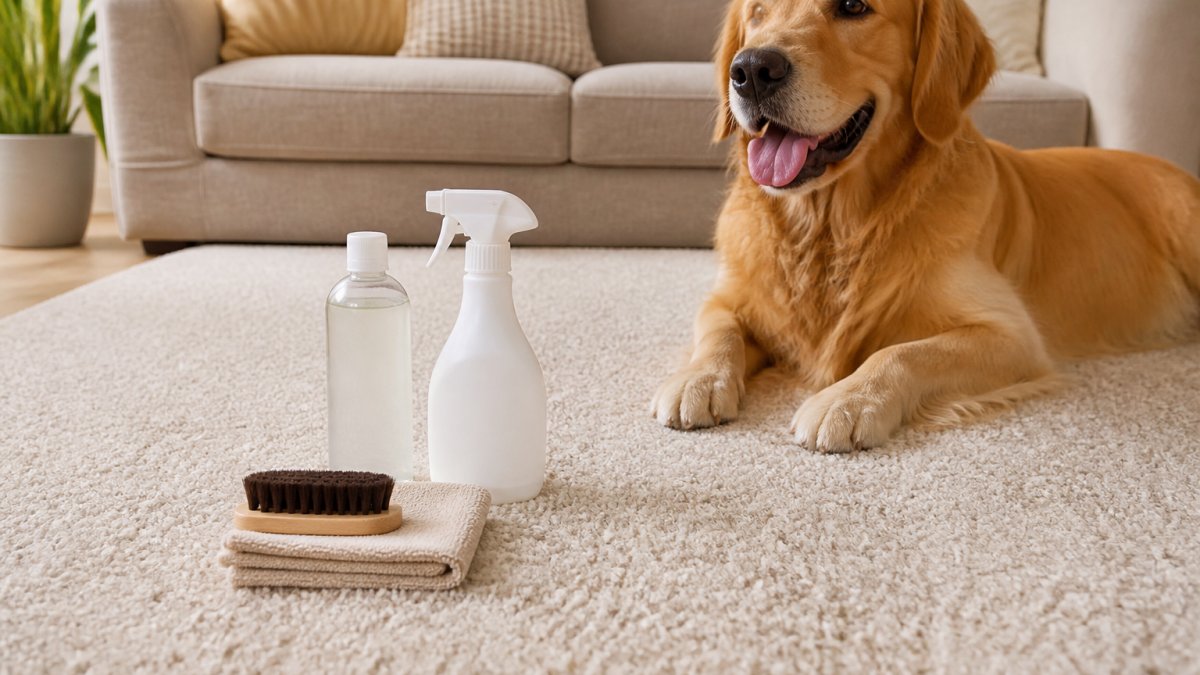 How to Prevent Pet Stains on New Carpet