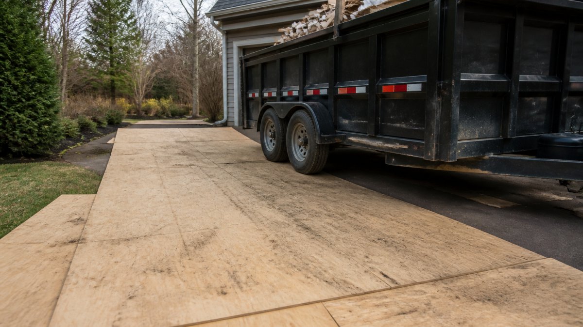 How to Protect Driveway from Dump Trailer: 7 Steps