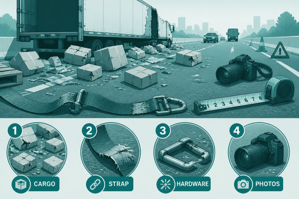 Professional illustration showing prove cargo loading negligence