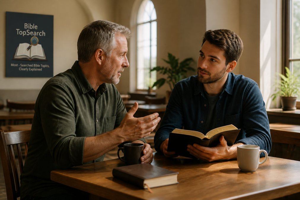 Professional illustration showing Two, Bible for how to read bible daily