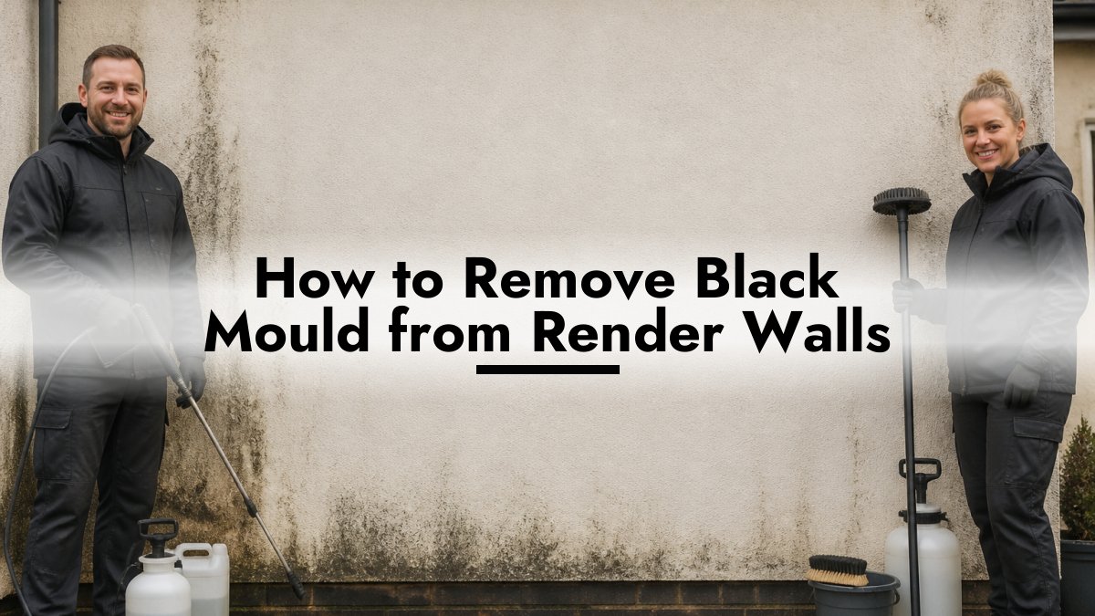 How to Remove Black Mould from Render Walls