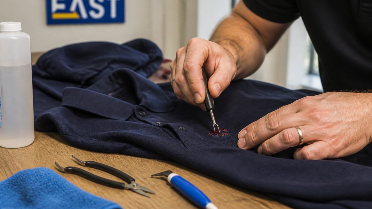 How to Remove Embroidery from Work Shirts
