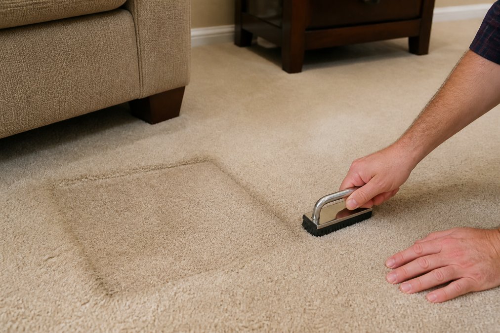 How to Remove Furniture Indentations from Carpet