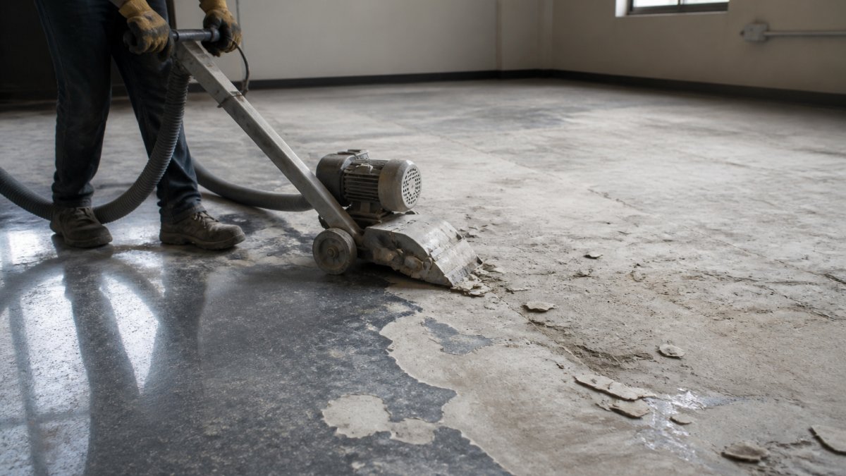 How to Remove Old Epoxy from Concrete