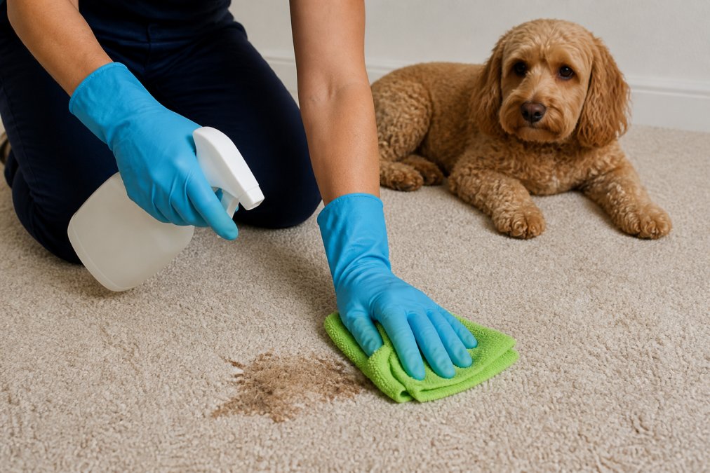 How to Remove Pet Stains from Carpet (Step-by-Step)
