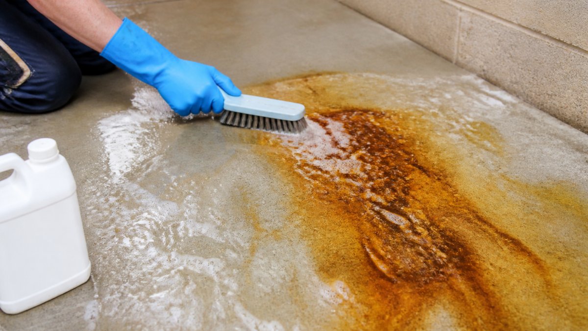 How to Remove Rust Stains From Concrete