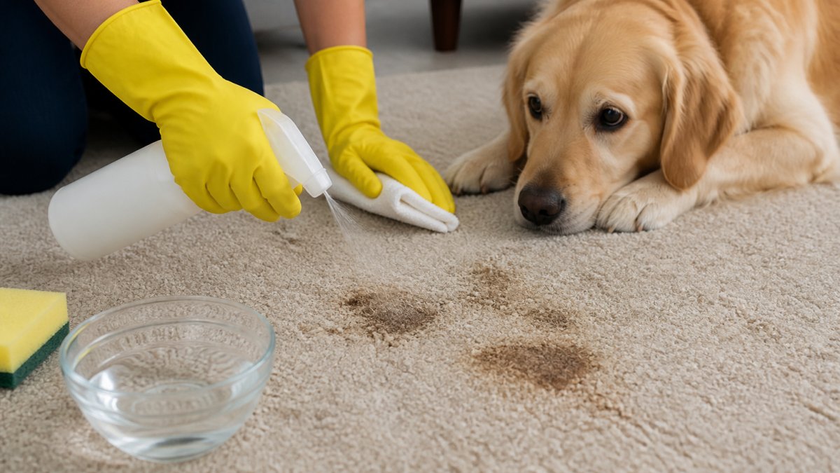 How to Remove Stubborn Pet Stains: Step-by-Step