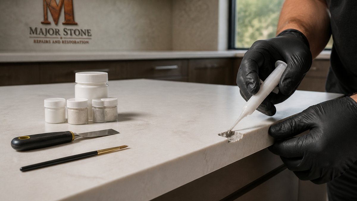 How to Repair a Chipped Quartz Countertop at Home