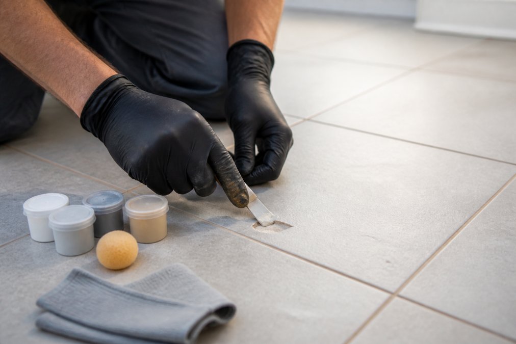 How to Repair Chipped Porcelain Tiles Step by Step