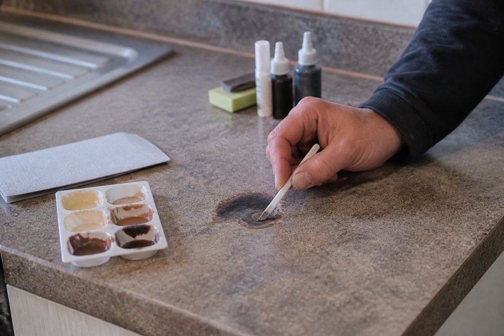 How to Repair Deep Burn Marks on Laminate Worktops