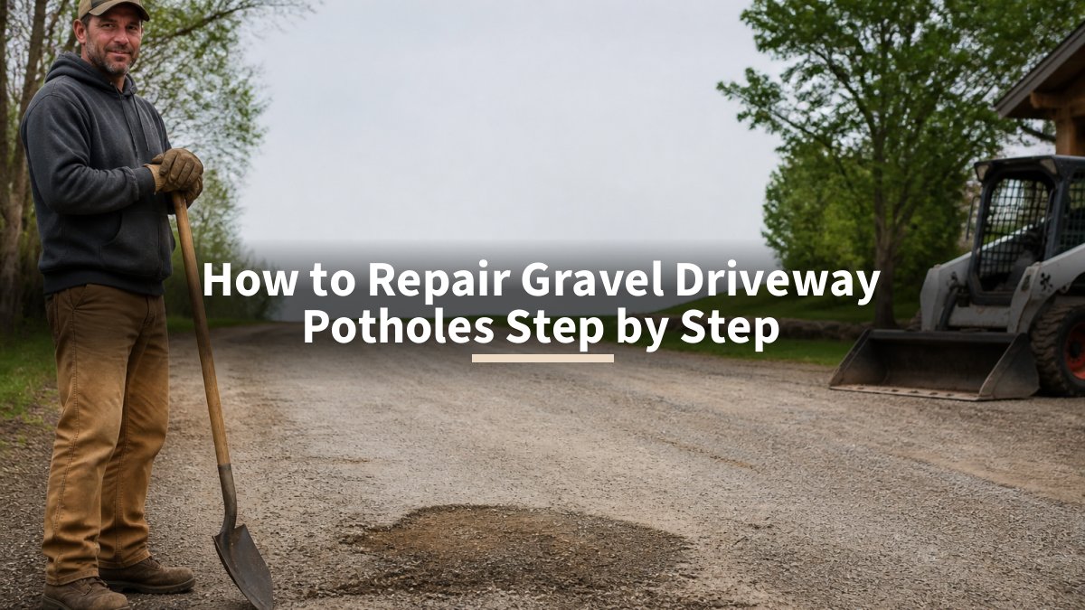 How to Repair Gravel Driveway Potholes Step by Step