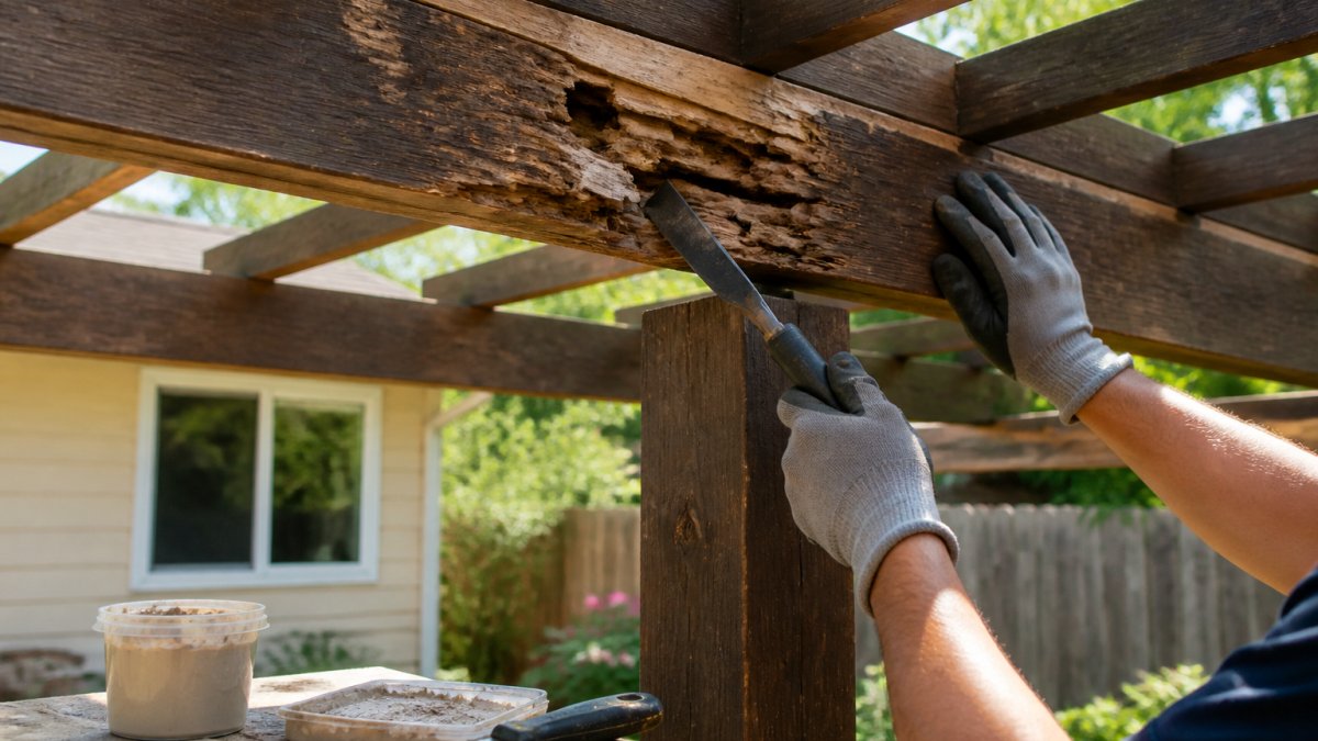 How to Repair Rot in Wood Pergolas: A Step-by-Step Guide