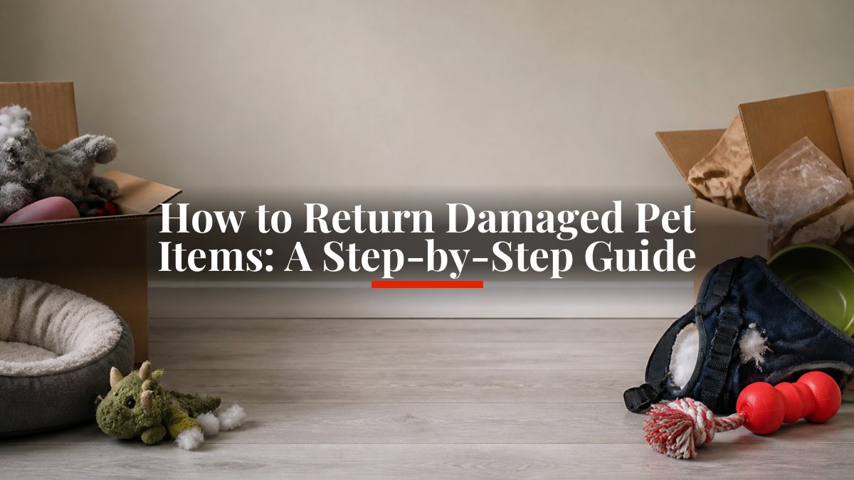 How to Return Damaged Pet Items: A Step-by-Step Guide