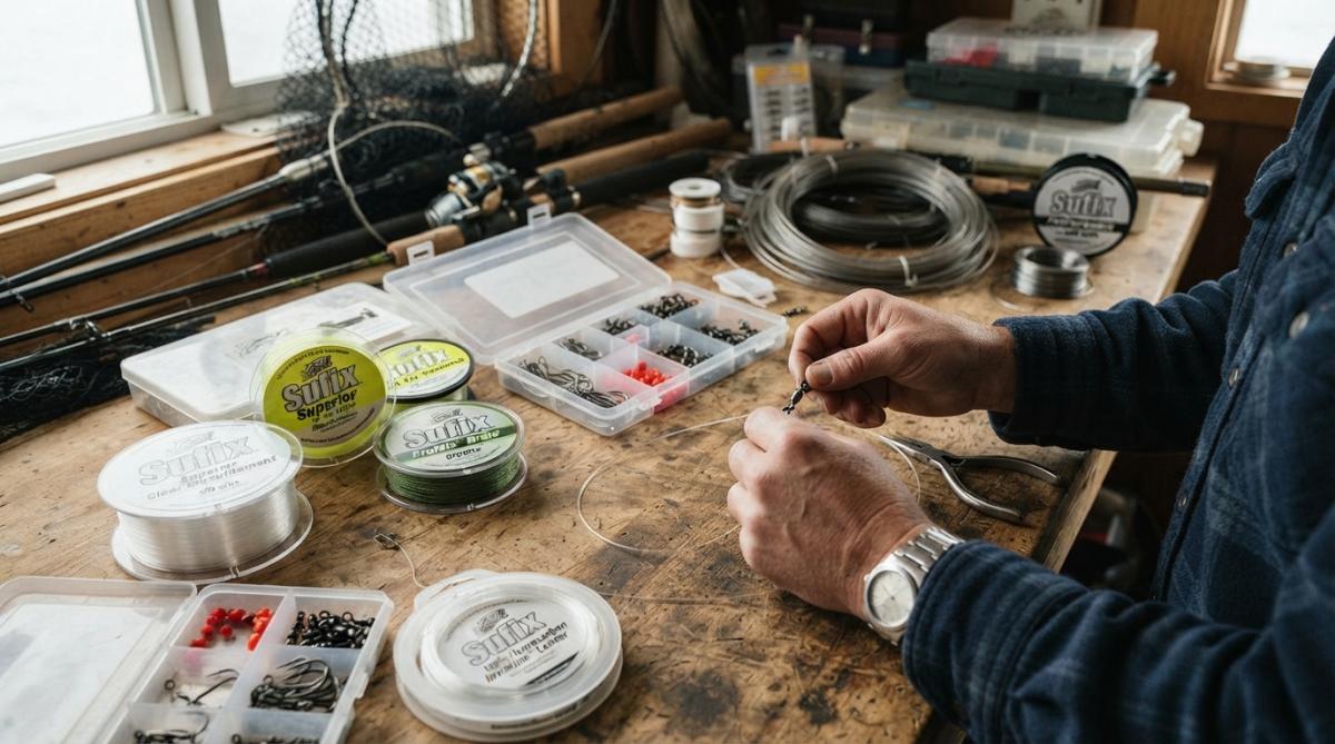 Step-by-step visual guide for Close for how to rig salmon for trolling