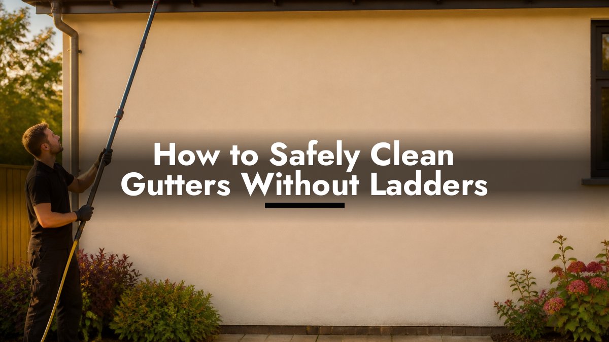 How to Safely Clean Gutters Without Ladders