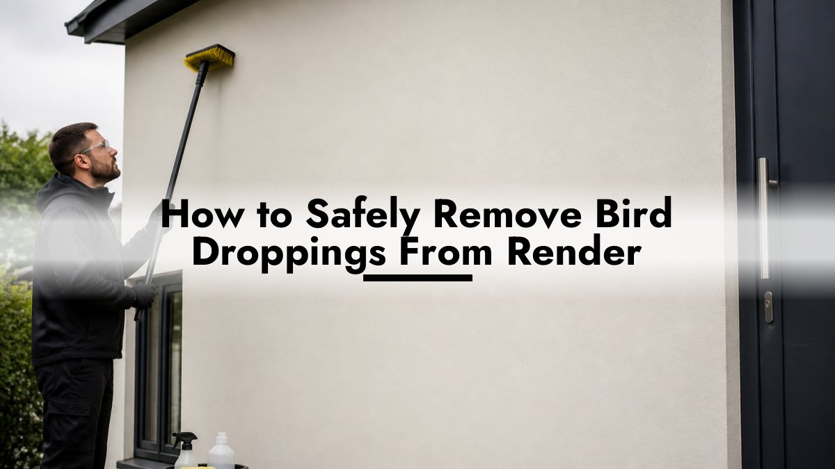 How to Safely Remove Bird Droppings From Render