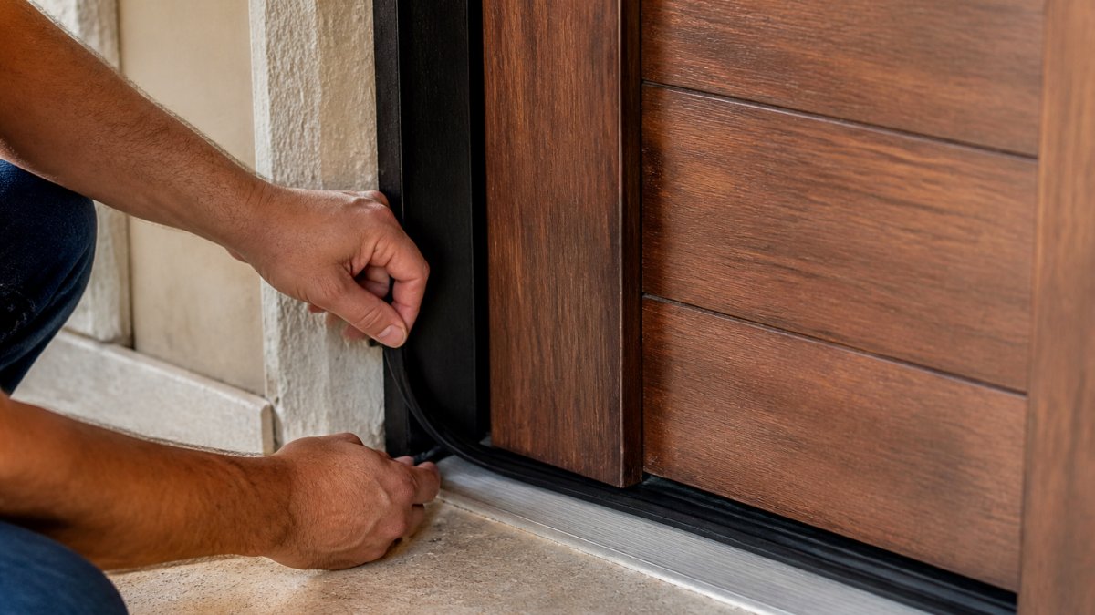 How to Seal a Door Against Dust and Heat