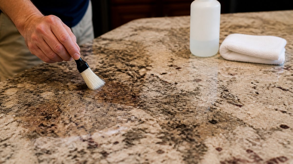 How to Seal Granite After Household Cleaner Damage
