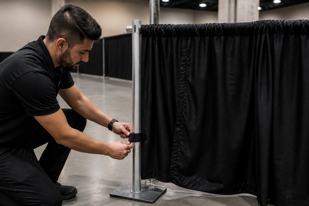 How to Secure Pipe and Drape Systems