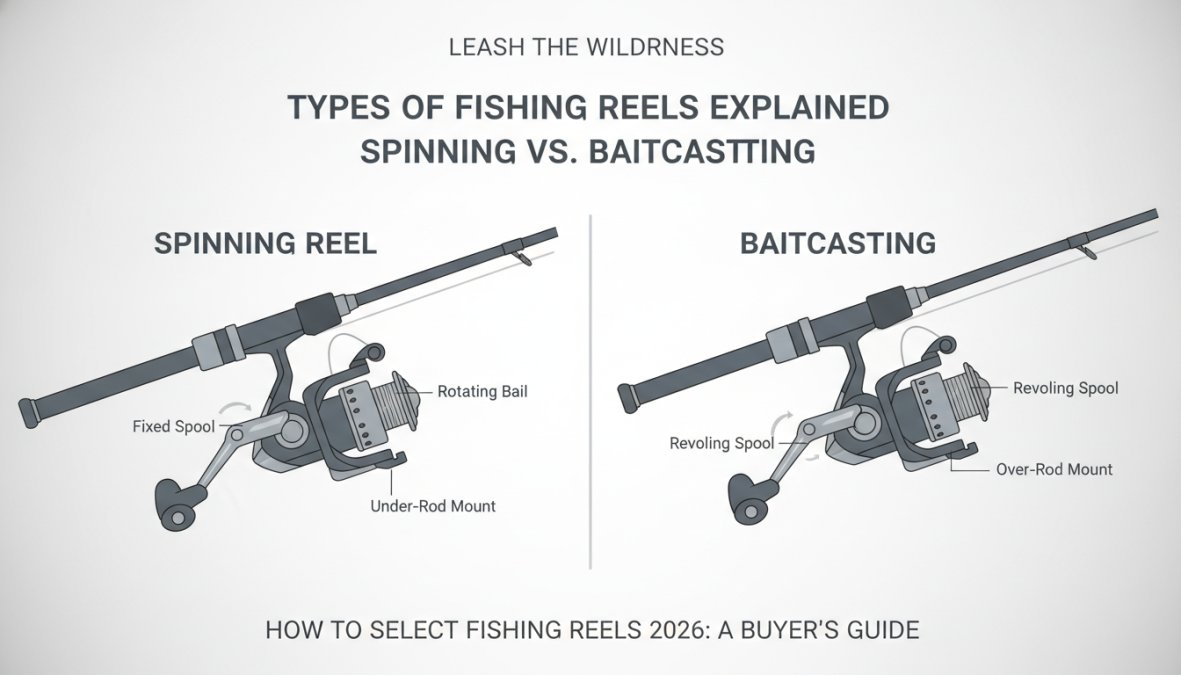 baitcaster reel sizes explained KastKing Zephyr Spinning Black / 500 Key Components Whats The Difference Between A