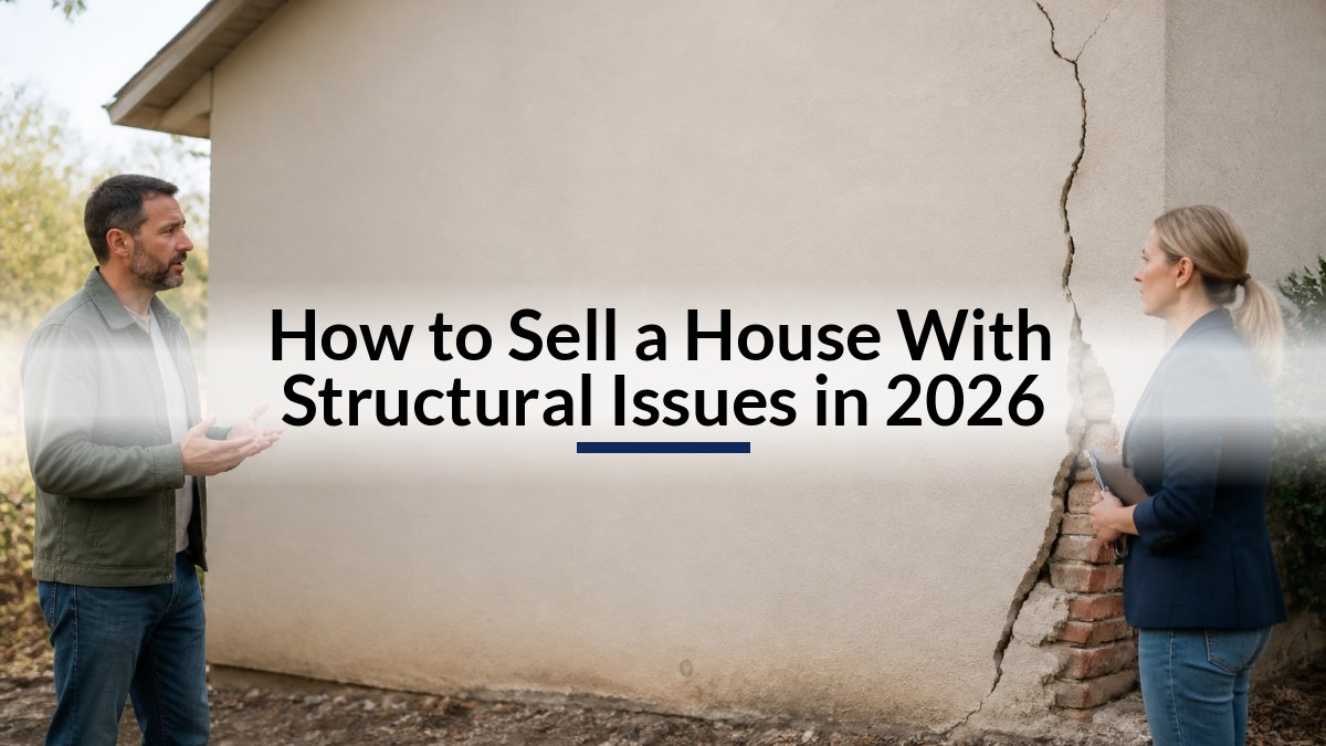 How to Sell a House With Structural Issues in 2026