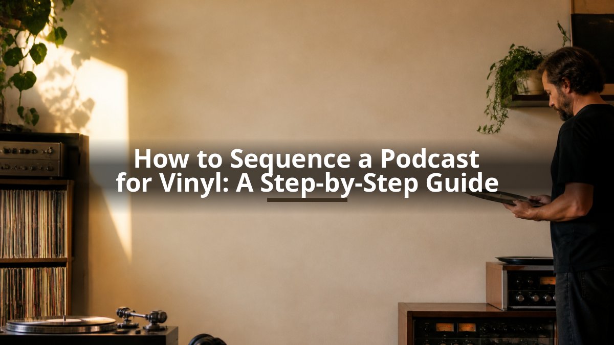 How to Sequence a Podcast for Vinyl: A Step-by-Step Guide