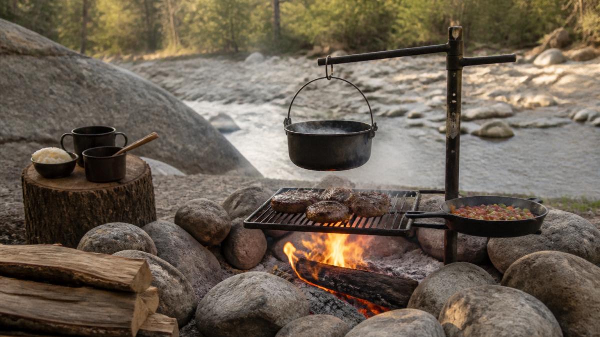 How to Set Up a Campfire Cooking Station in 7 Steps