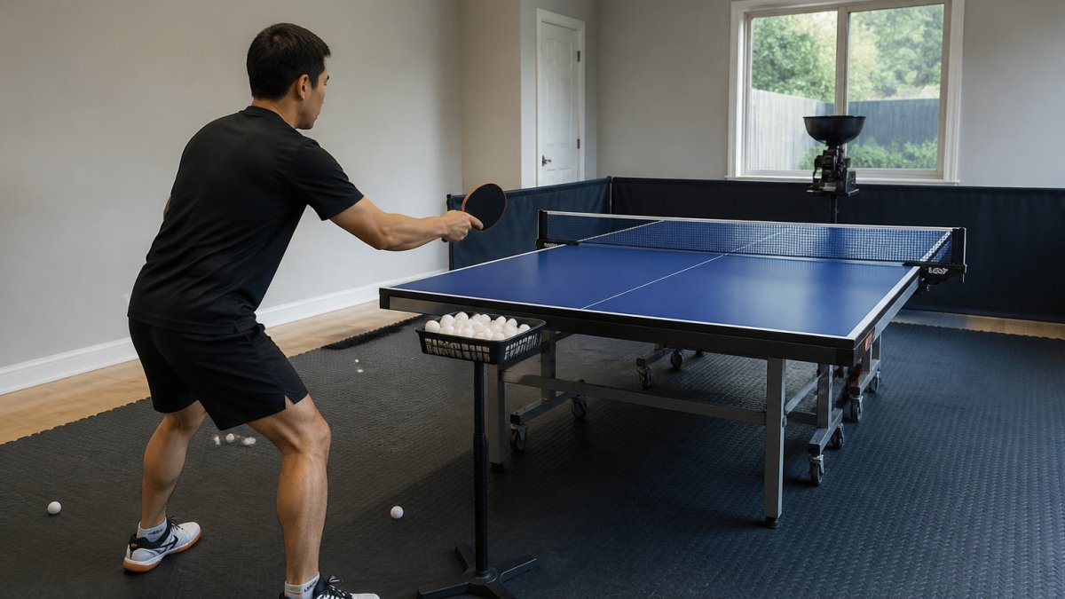 How to Set Up a Home Table Tennis Training Area