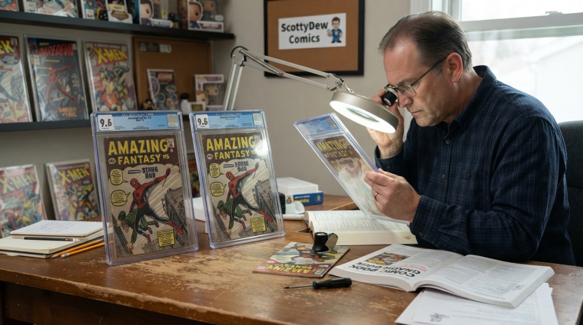 How to Spot Fake Graded Comic Slabs