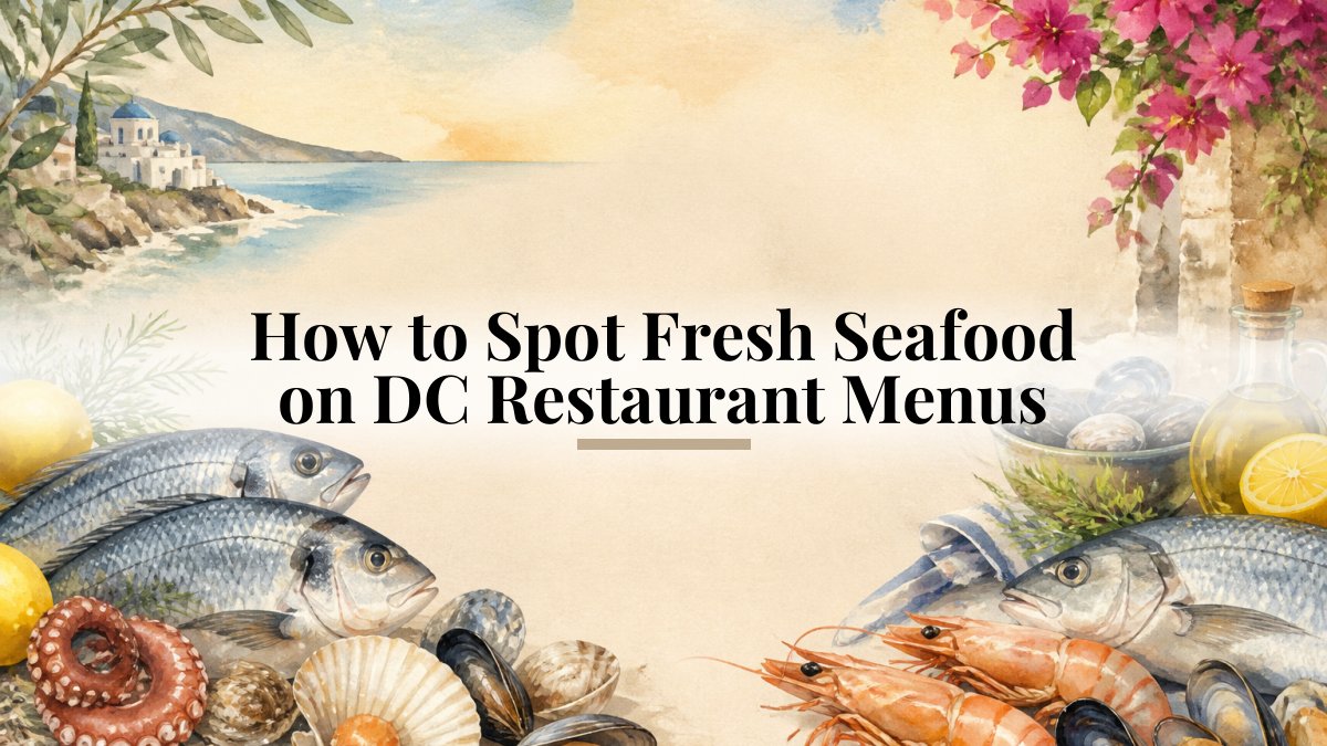 How to Spot Fresh Seafood on DC Restaurant Menus
