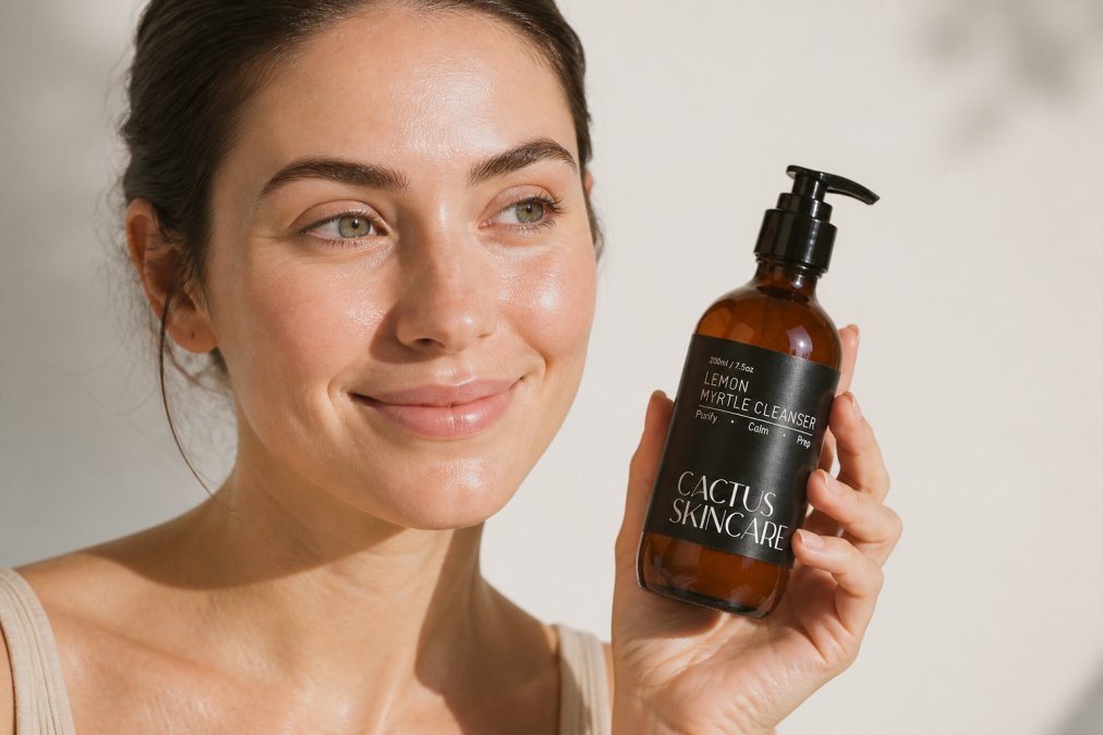 Professional illustration showing Close for skincare routine