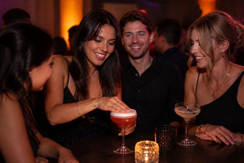 Step-by-step visual guide for drink spiking