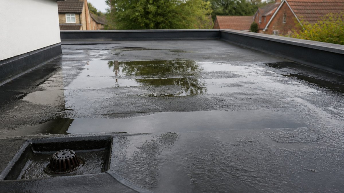 How to Stop Flat Roofs Pooling Water in the UK