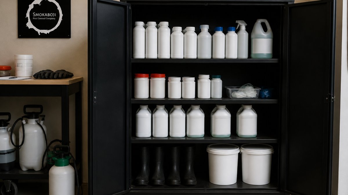 How to Store Pest Control Products Safely