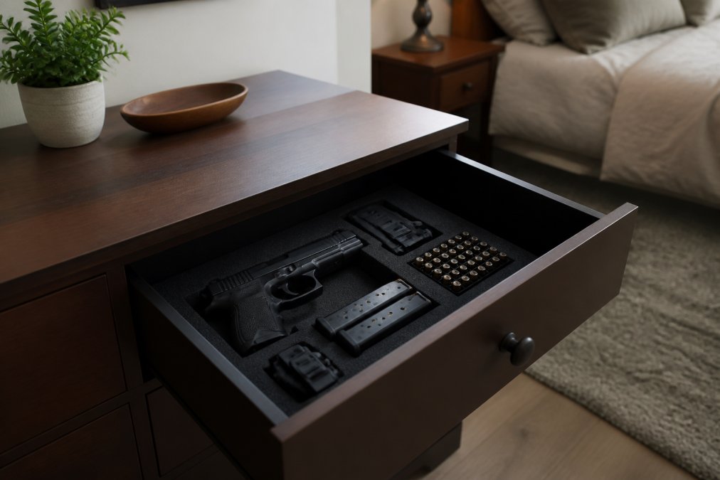 How to Store Your Concealed Carry Firearm Safely at Home