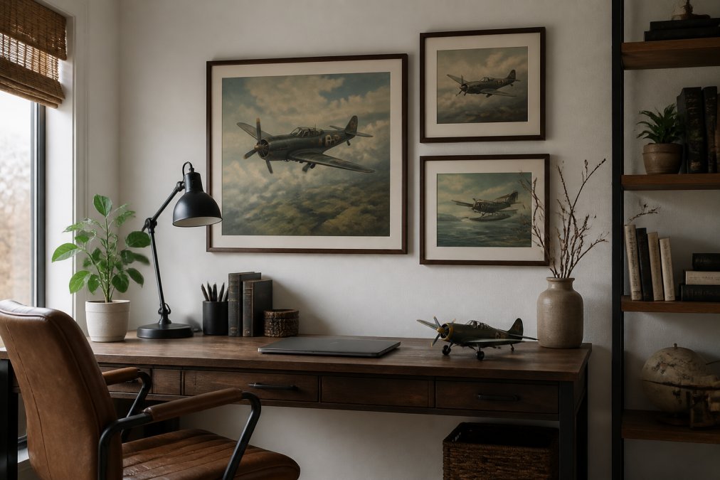 How to Style Aviation Art Prints: A Complete Guide