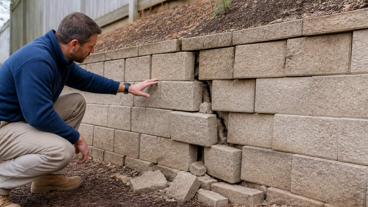 How to Tell if a Retaining Wall is Failing: A Homeowner's Guide