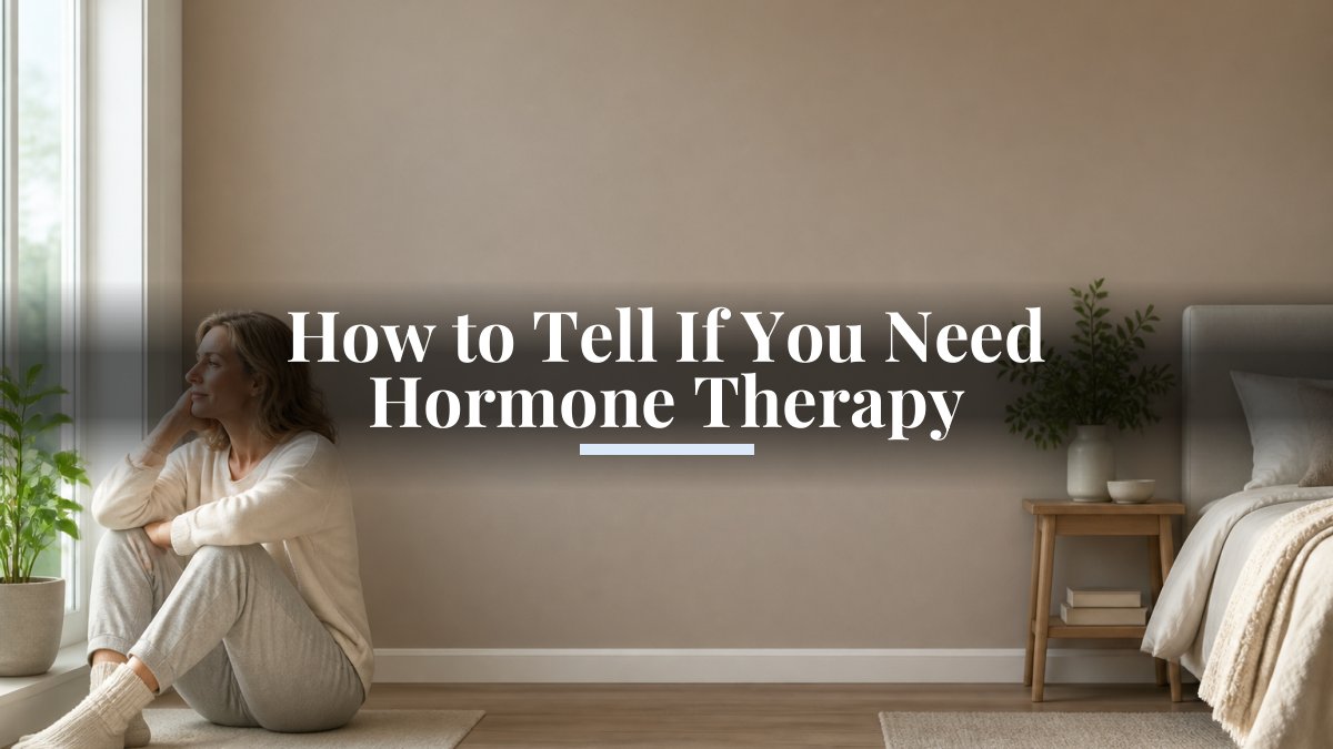 How to Tell If You Need Hormone Therapy