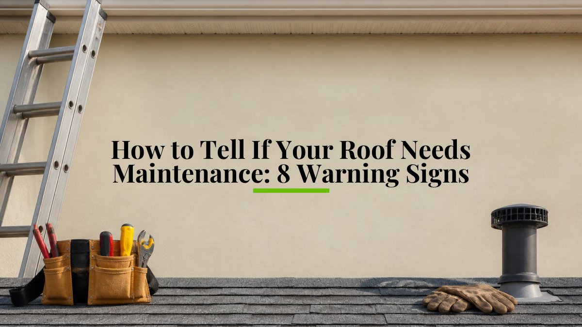 How to Tell If Your Roof Needs Maintenance: 8 Warning Signs