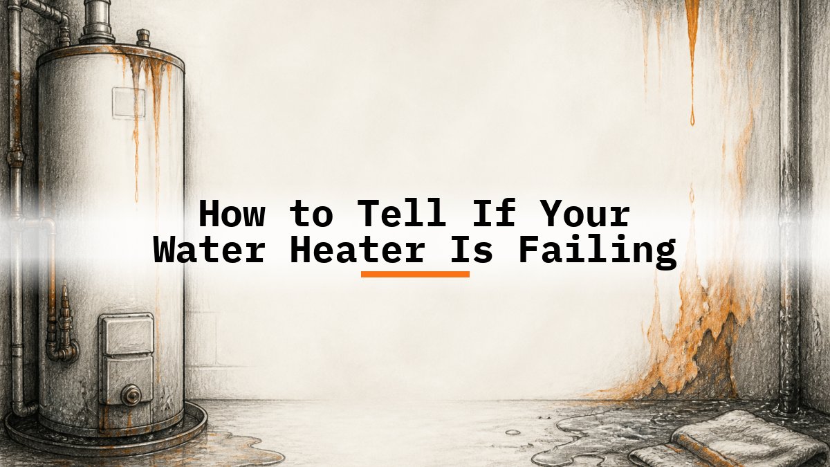 How to Tell If Your Water Heater Is Failing